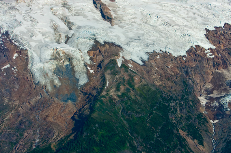 Glacier Detail On Mount Baker